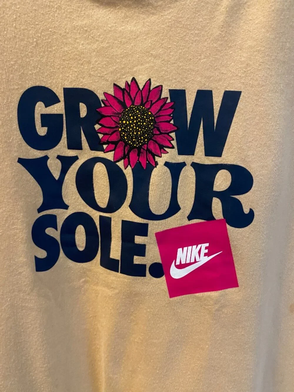 Nike Grow Your Sole Graphic Tee Size Small | Cotton T-Shirt